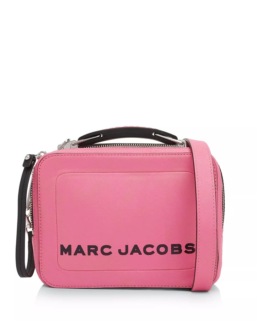 MARC JACOBS The Box Small Leather Crossbody | Stormi Webster Pink ...