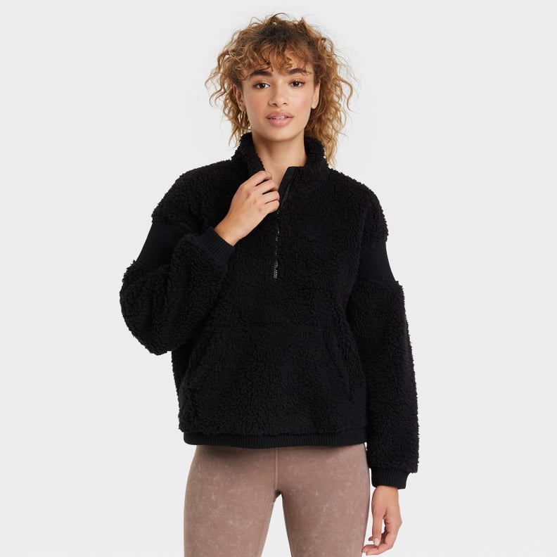 A Cozy Outer Layer: JoyLab Sherpa 1/2 Zip Pullover