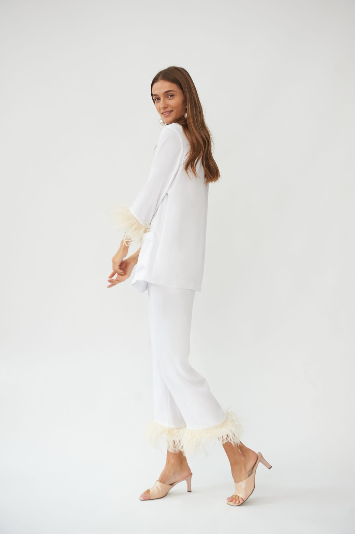 Sleeper White Feather Pajamas Online 