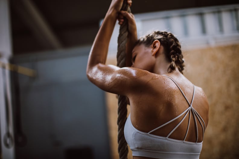 Woman Training Arms