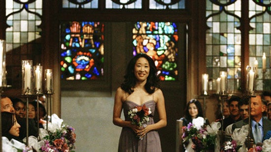 Cristina (Sandra Oh) is an absolutely gorgeous bridesmaid.