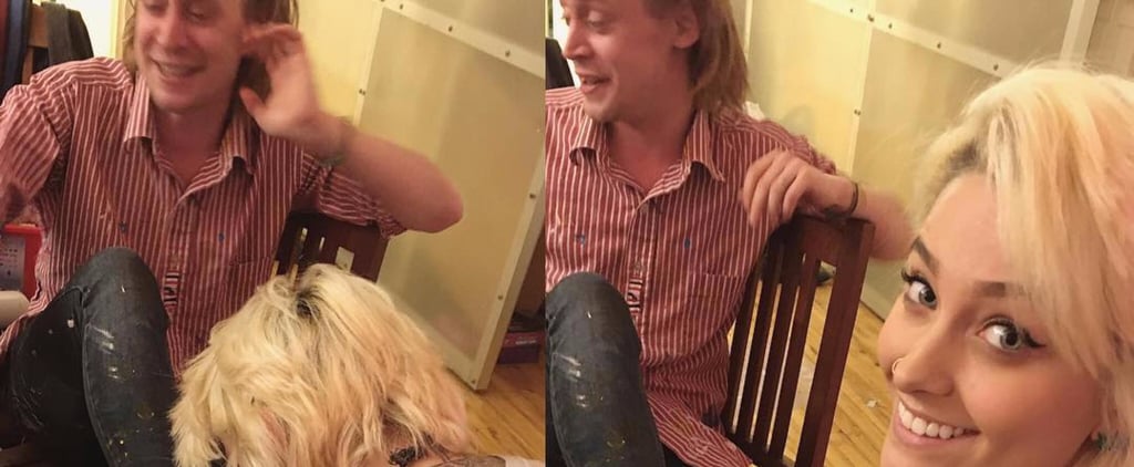 Paris Jackson Painting Macaulay Culkin's Toes Picture
