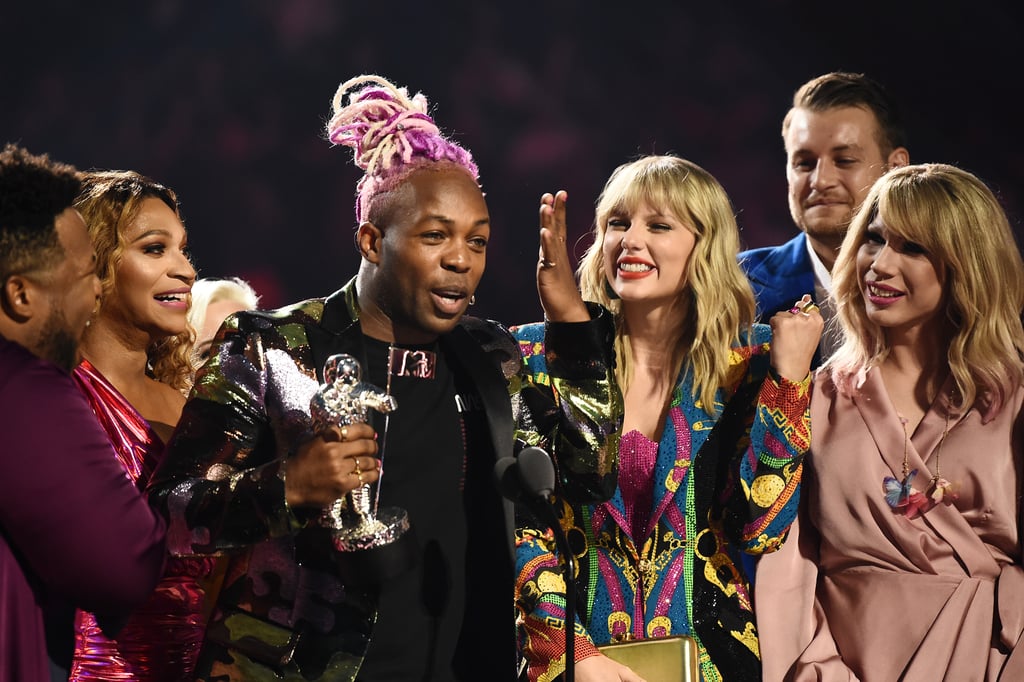 Todrick Hall and Taylor Swift at the 2019 MTV VMAs