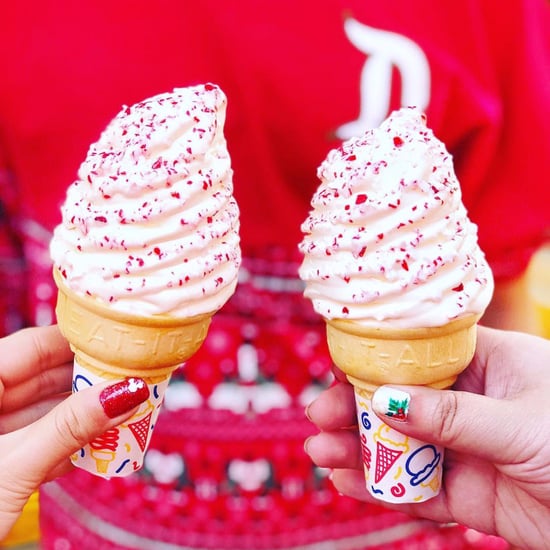 Disneyland Candy Cane Soft Serve