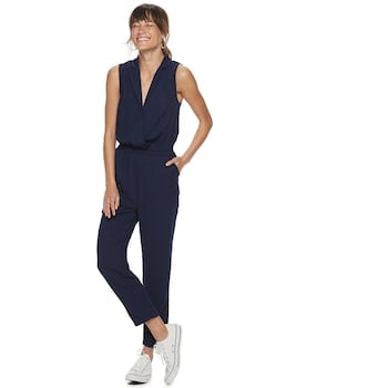 POPSUGAR Tuxedo Jumpsuit