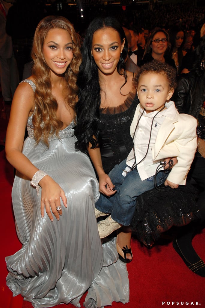 It was family night for Beyoncé, who was joined by sister Solange and nephew Julez.