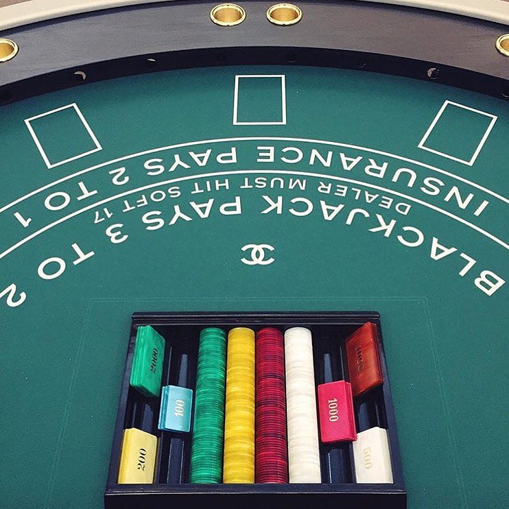 Even the Blackjack Tables Featured the Famed Chanel Logo