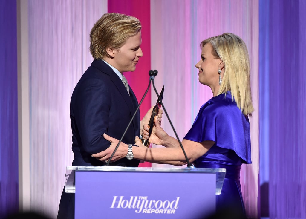 Ronan Farrow and Gretchen Carlson