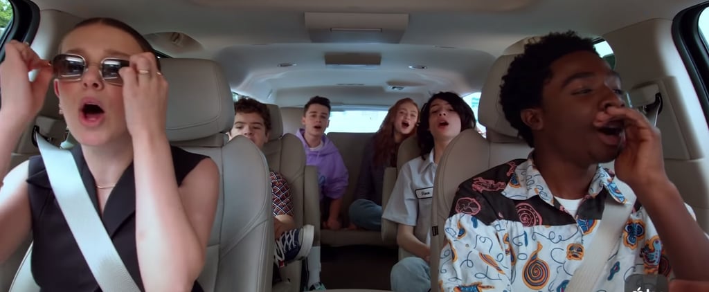 The Stranger Things Cast Get Summer Jobs and Belt Out Old-School Tunes in New Carpool Karaoke