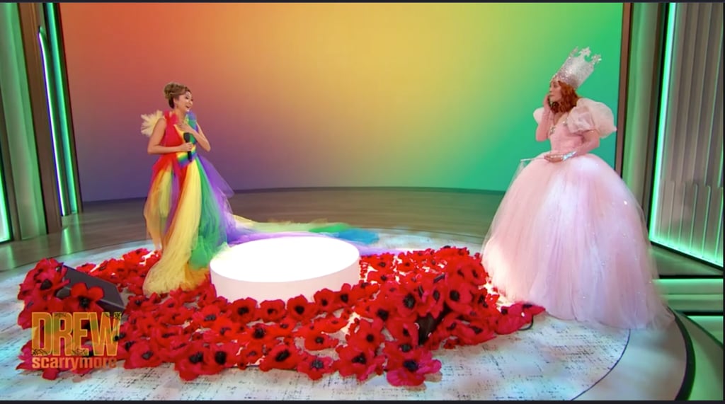Ashley Park's Rainbow Gown on The Drew Barrymore Show