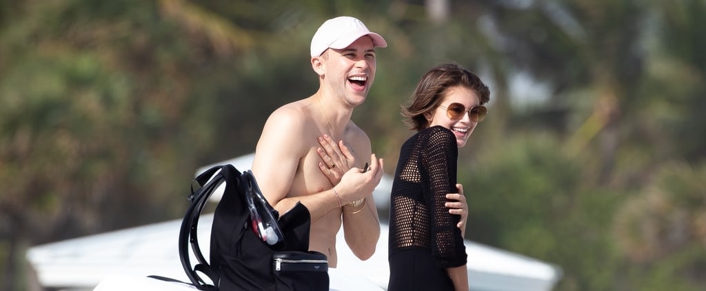 Kaia Gerber and Tommy Dorfman Get Swarmed by Birds in Miami