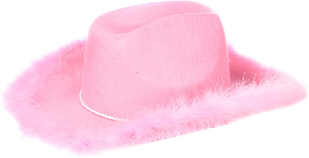 A Fun Hat: U.S. Toy Adult Boa Cowgirl Hat