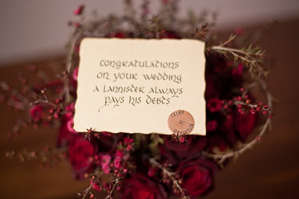 The Wedding Gift or Favor Tag