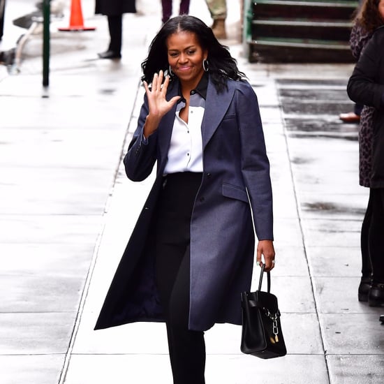 Michelle Obama's Alexander Wang Bag in New York March 2017