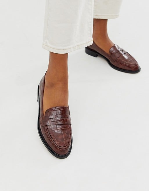 ASOS DESIGN Mantra Loafer Flat Shoes 