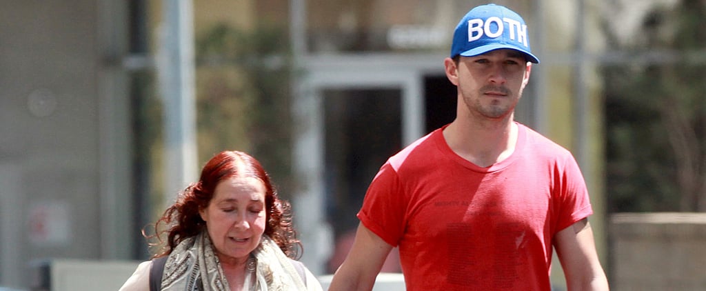 Shia LaBeouf Holding Hands With His Mom in LA