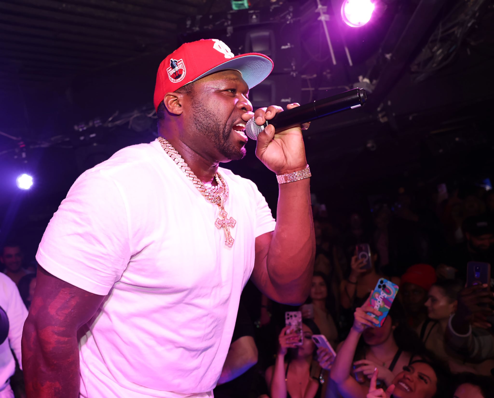 NEW YORK, NEW YORK - APRIL 23: 50 Cent attends 50 Cent Hosts Sapphire at Sapphire New York on April 23, 2023 in New York City. (Photo by Shareif Ziyadat/Getty Images)