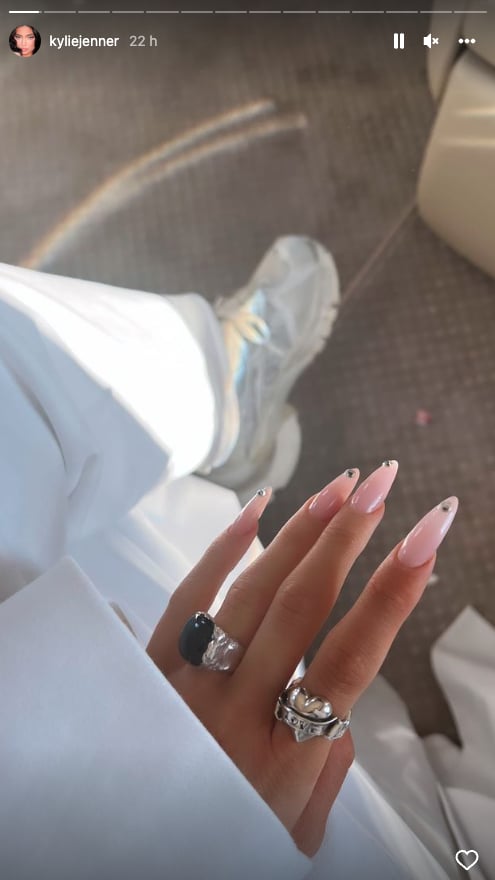 Kylie Jenner's Diamanté Nails