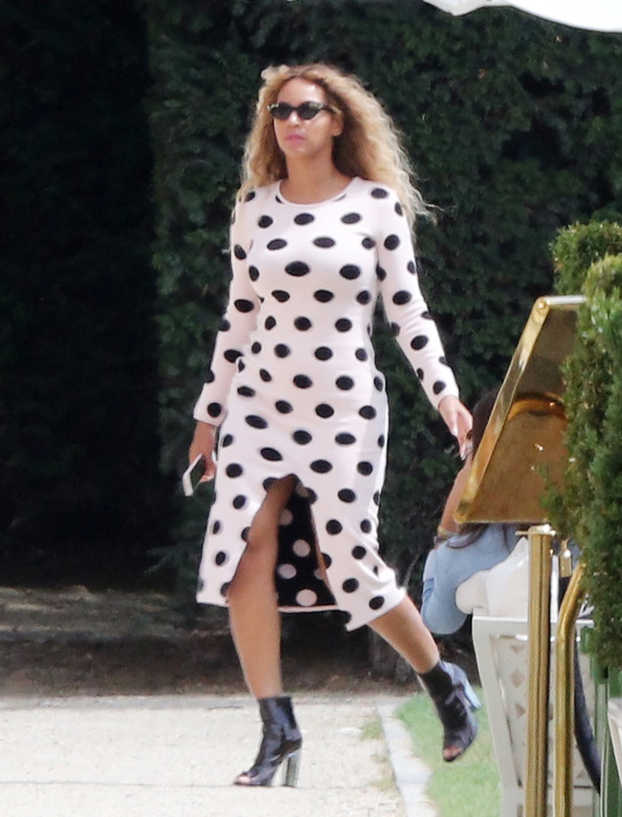 beyonce polka dot dress