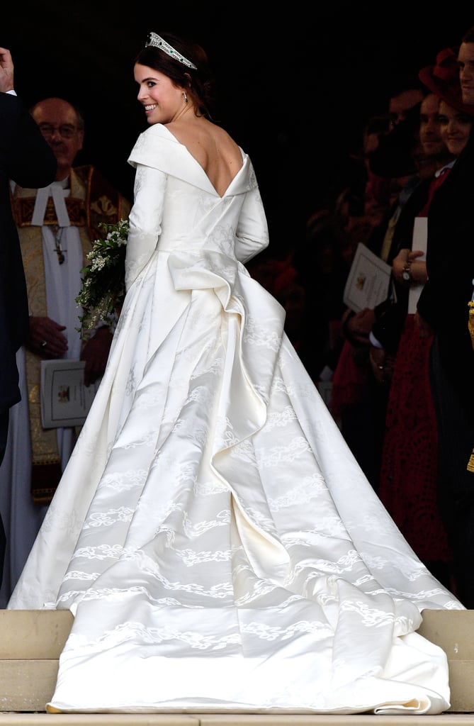 Princess Eugenie Jack Brooksbank Wedding Outfit Exhibition