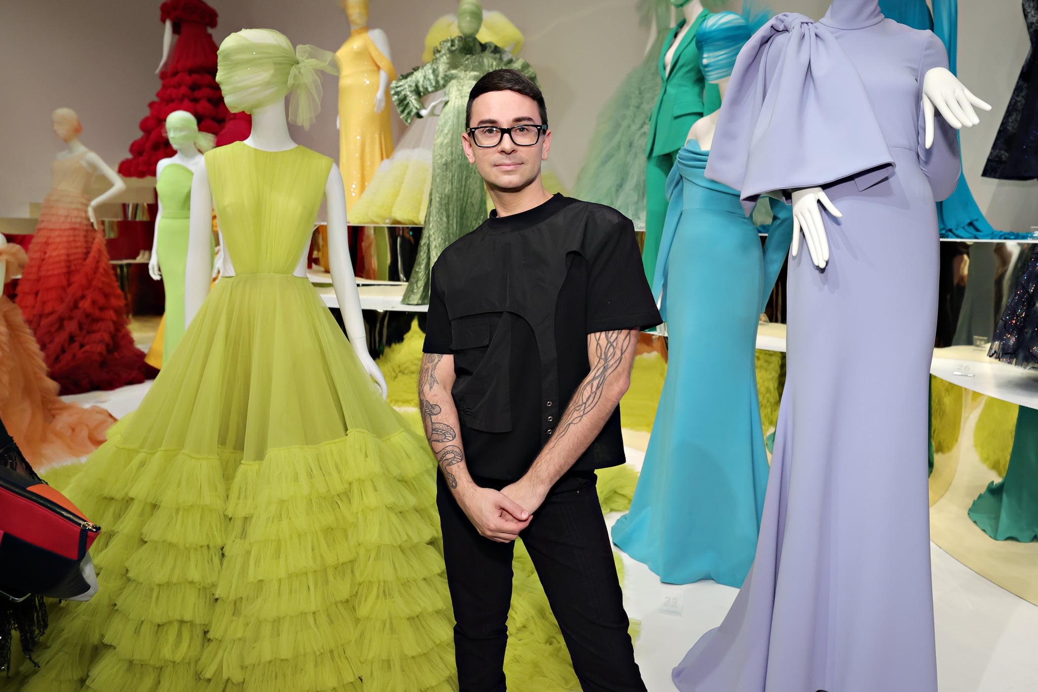 SAVANNAH, GEORGIA - OCTOBER 22: Christian Siriano attends the opening reception for the Christian Siriano 