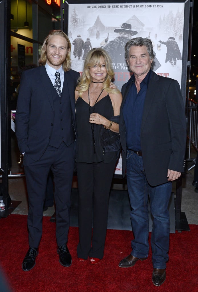 Kurt Russell and Goldie Hawn on Hateful Eight Red Carpet