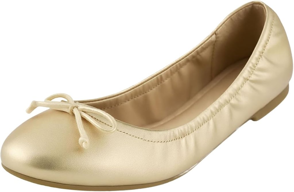 Emma New York Round Toe Comfort Elastic Flats