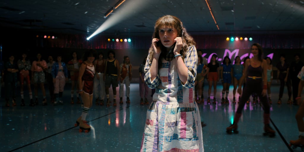 Eleven's Graphic Print Roller Rink Dress in Season 4
