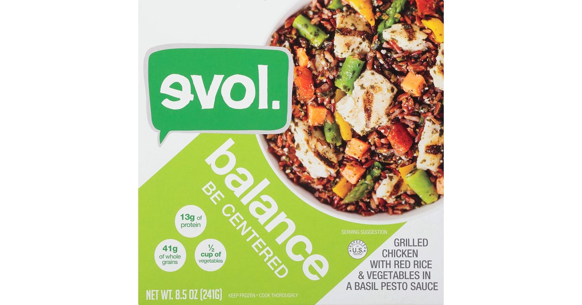 Evol Grilled Chicken With Red Rice and Vegetables Bowl Healthy Frozen Bowls POPSUGAR Fitness