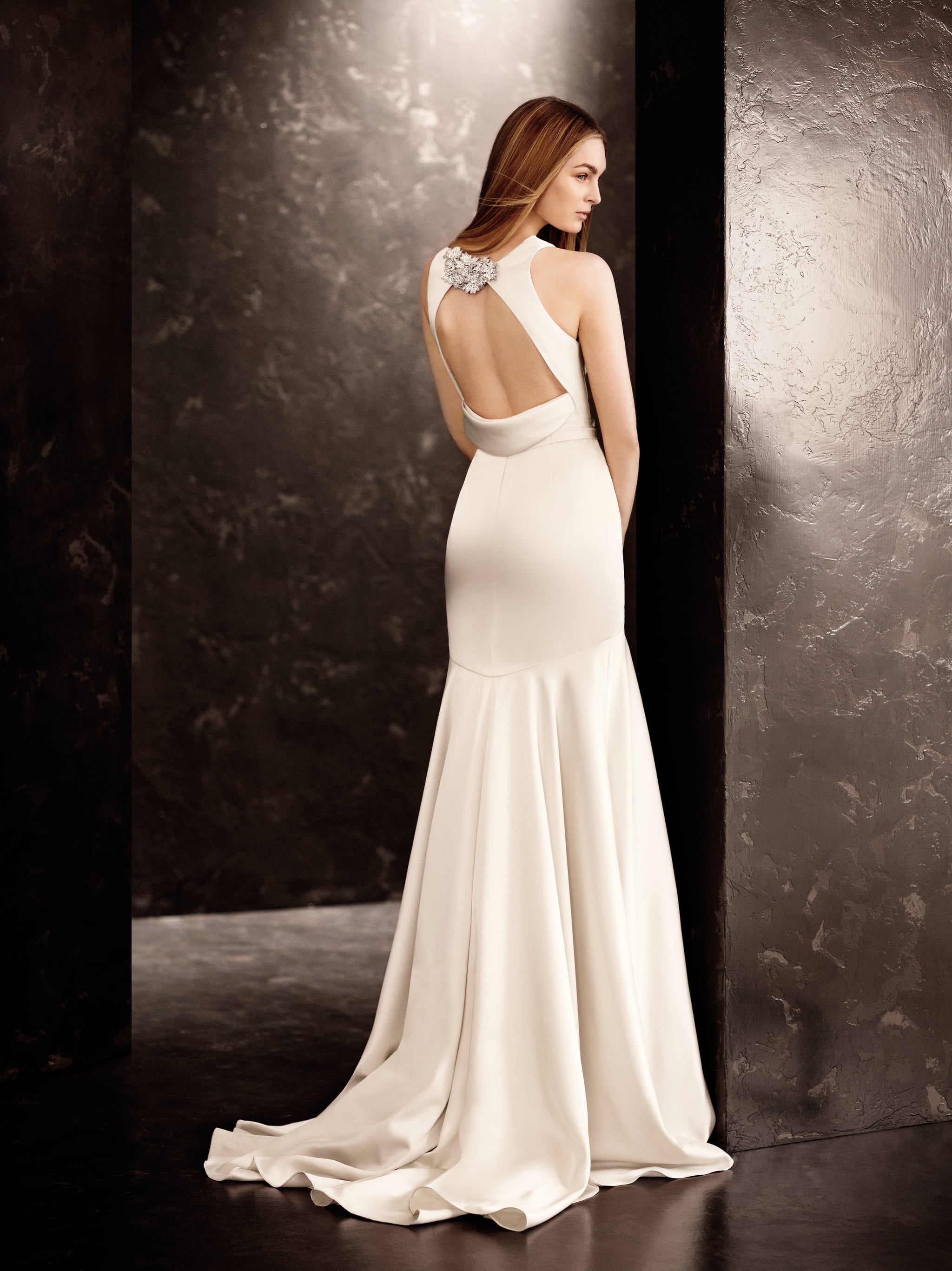 White Vera Wang Bridal Fall 2013 Popsugar Fashion