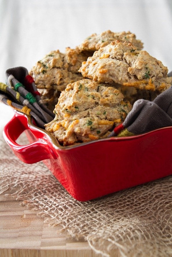 Herb and Cheese Drop Biscuits