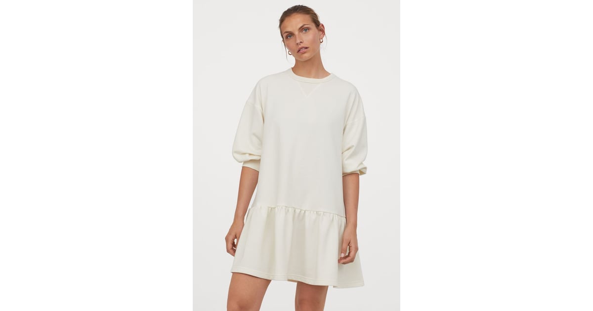 h-m-sweatshirt-dress-h-m-mommy-and-me-fall-clothes-2020-popsugar-uk