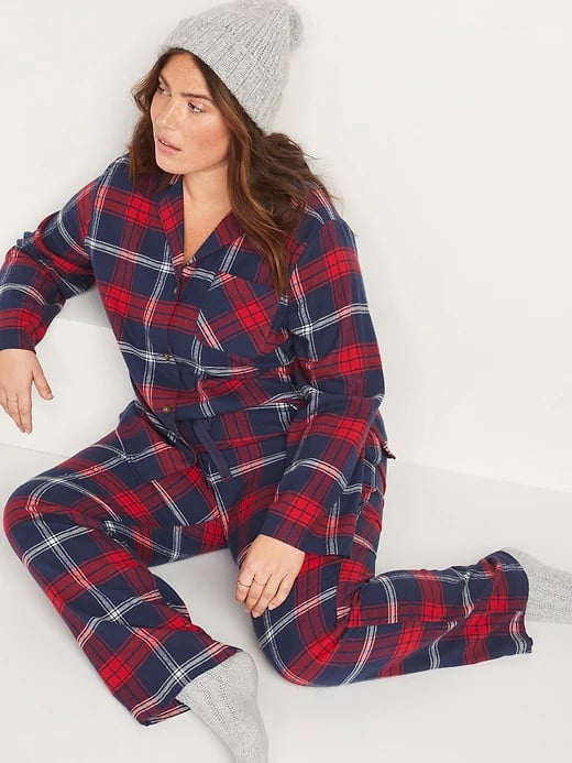 Plaid Pajamas: Old Navy Matching Printed Flannel Pajama Set