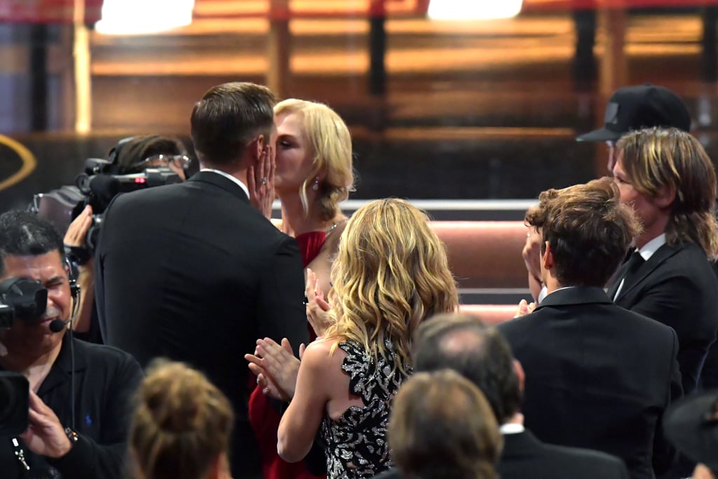 Nicole Kidman Kissing Alexander Skarsgard at the 2017 Emmys