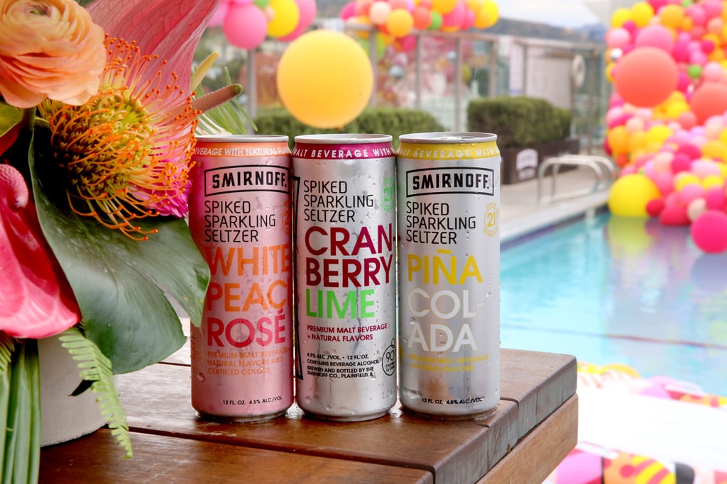 Smirnoff Spiked Sparkling Seltzer White Peach Rosé, Cranberry Lime, and Piña Colada