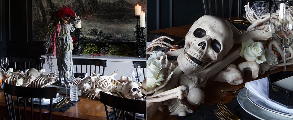 DIY Halloween Bone Table Runner