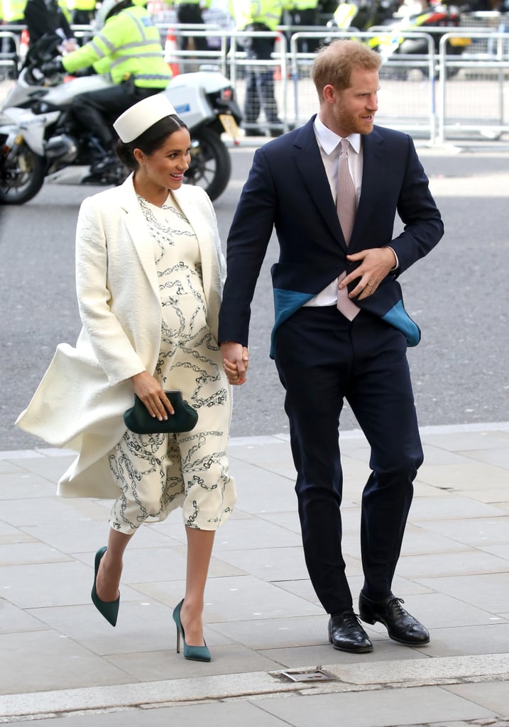 Meghan Markle White Hat at Commonwealth Day