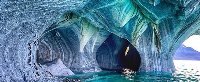 Marble Caves in Patagonia, Chile