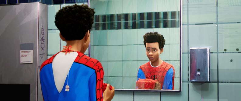 SPIDER-MAN: INTO THE SPIDER-VERSE, Miles Morales (voice: Shameik Moore), 2018.  Columbia Pictures / courtesy Everett Collection