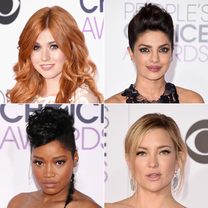 Hair And Makeup At People S Choice Awards Red Carpet Popsugar