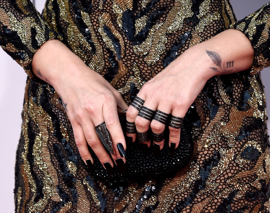 Demi Lovato and Wilmer Valderrama at the 2015 AMAs
