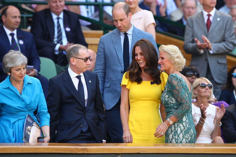 Kate Middleton Yellow Dress Wimbledon 2018 | POPSUGAR Fashion