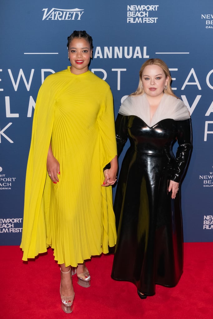 Nicola Coughlan and Lydia West at the Newport Beach Film Festival UK Honours 2023