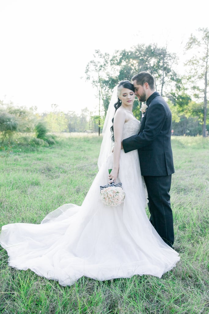 Feminine Pink and Silver Wedding