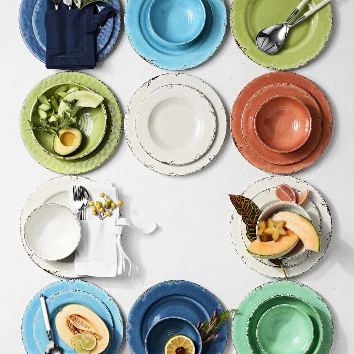 A Farmhouse Vibe: Rustic Outdoor Melamine Dinnerware Collection
