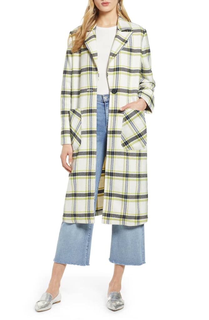 Halogen Plaid Coat