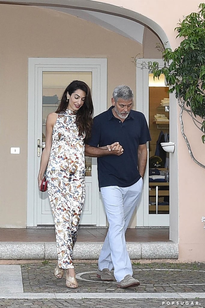 George and Amal Clooney Holding Hands in Italy June 2018