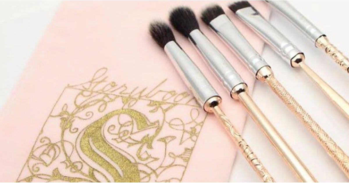 Rose Gold Magic Wand Makeup Brushes POPSUGAR Beauty