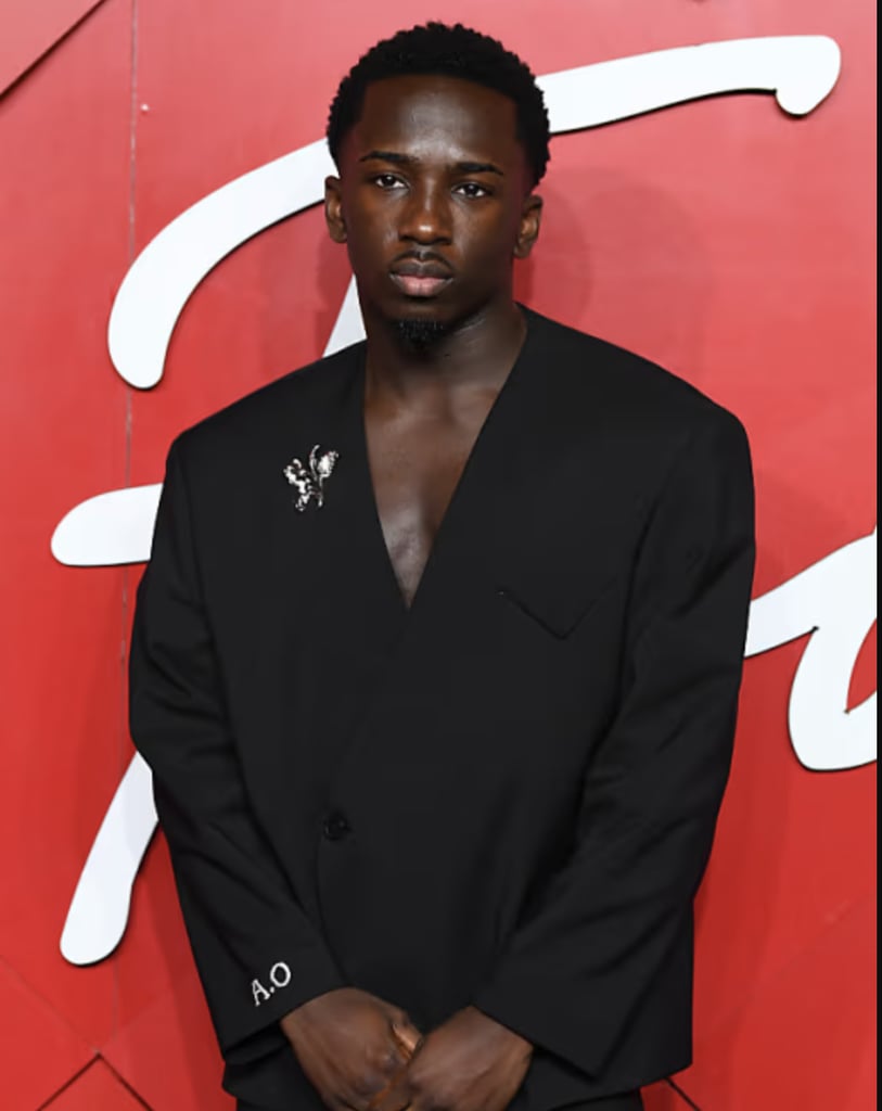ASOS Design Collarless Double Breasted Suit Jacket