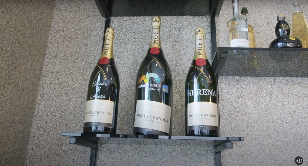 And of course, some sentimental champagne bottles.